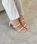 صندل زارا دو سگک کرم