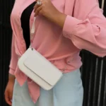 کیف دخترانه نقلی رنگ سفید