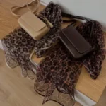 ست کیف نقلی و شال پلنگی