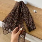 شال پلنگی نسکافه ای